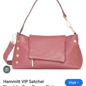 Hammitt Small VIP  Satchel in Rouged Pink